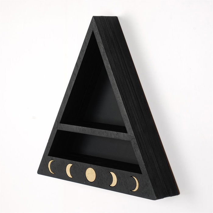 Hanah Home Estantería de Pared Cry001-S Negro Hanah Home Estantería de Pared Cry001-S Negro